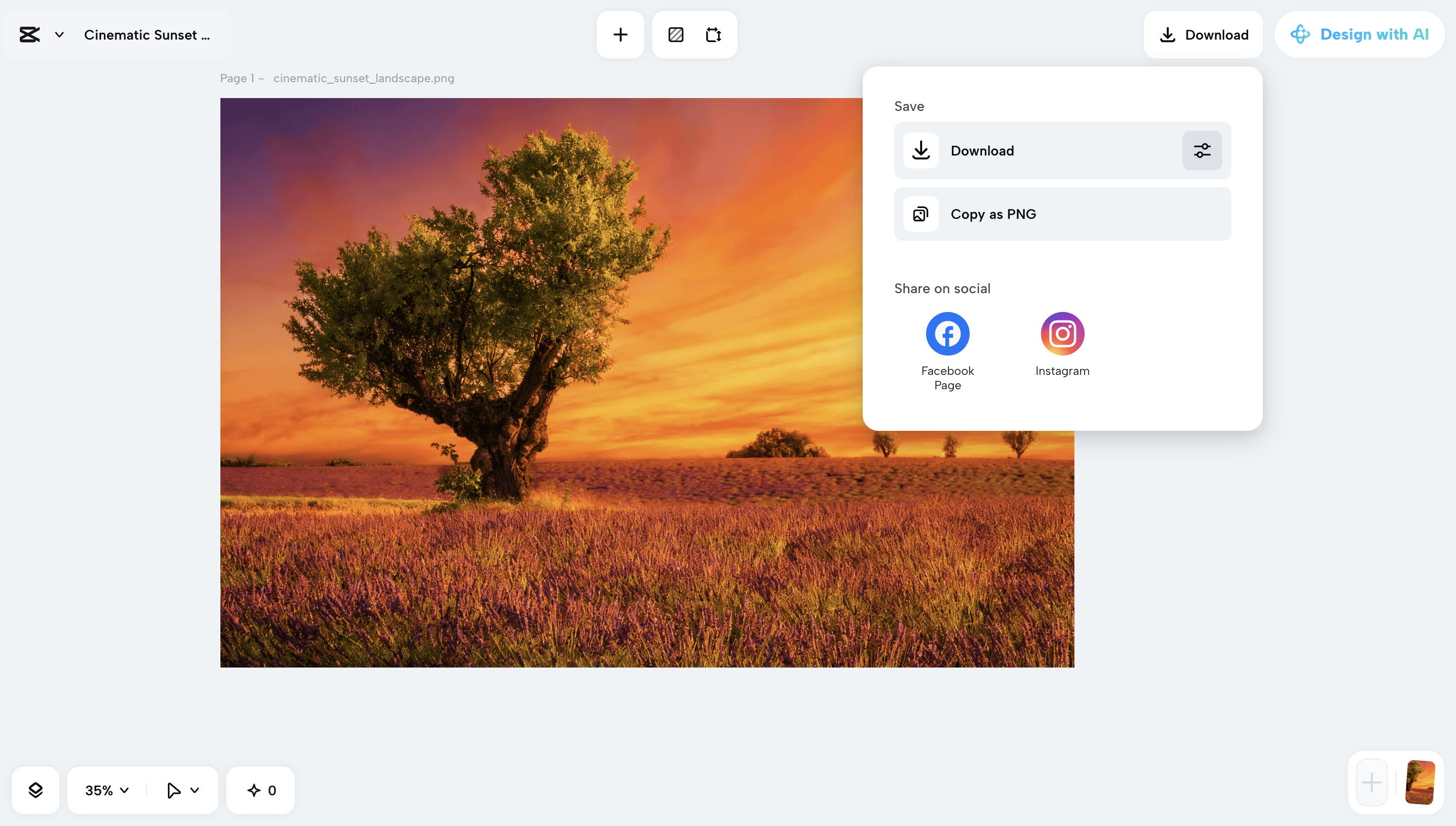Інтерфейс CapCut Web
