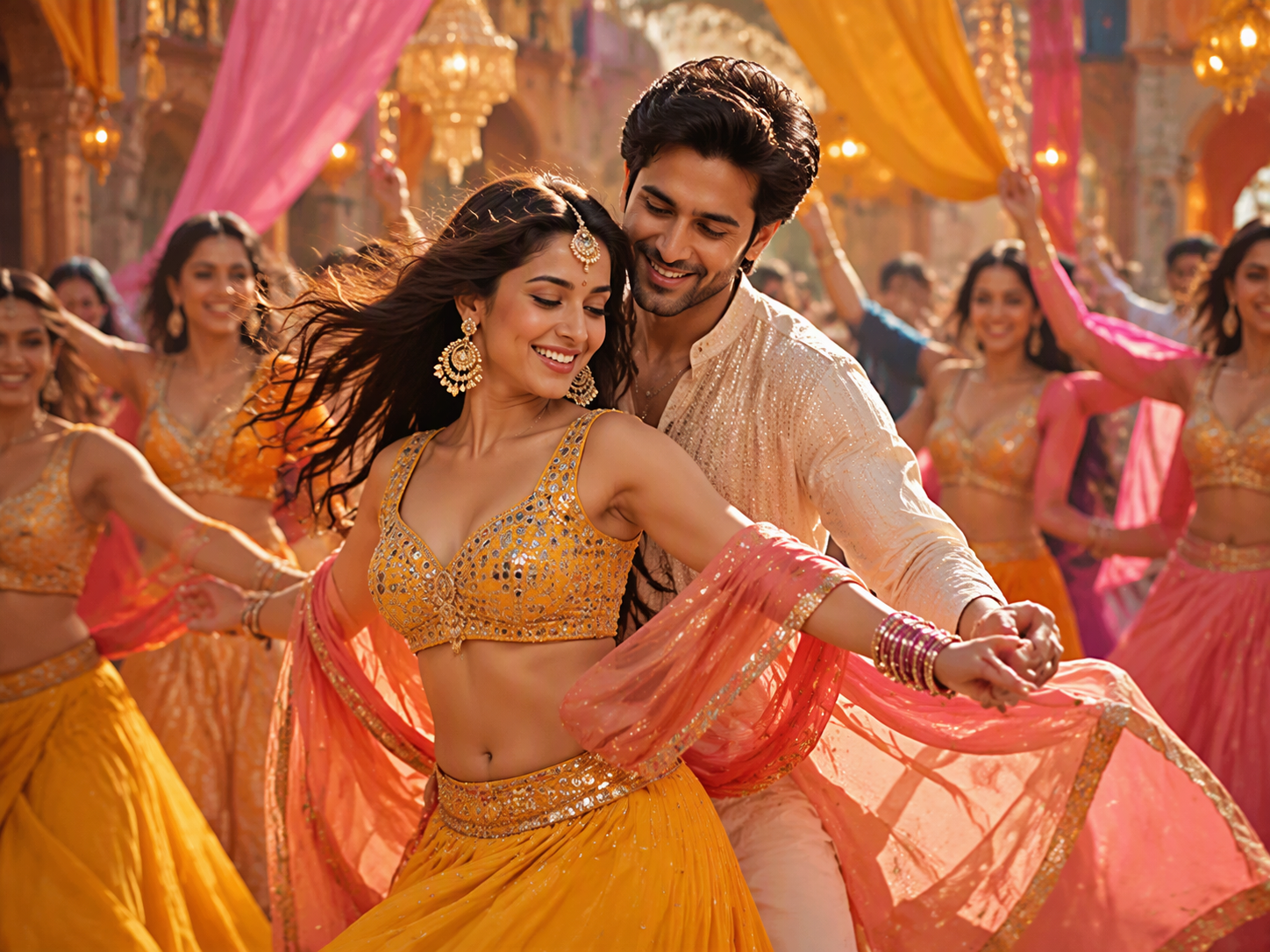 Dreamina Le Mai Saiya Aa Gayi CapCut template prompt example 1