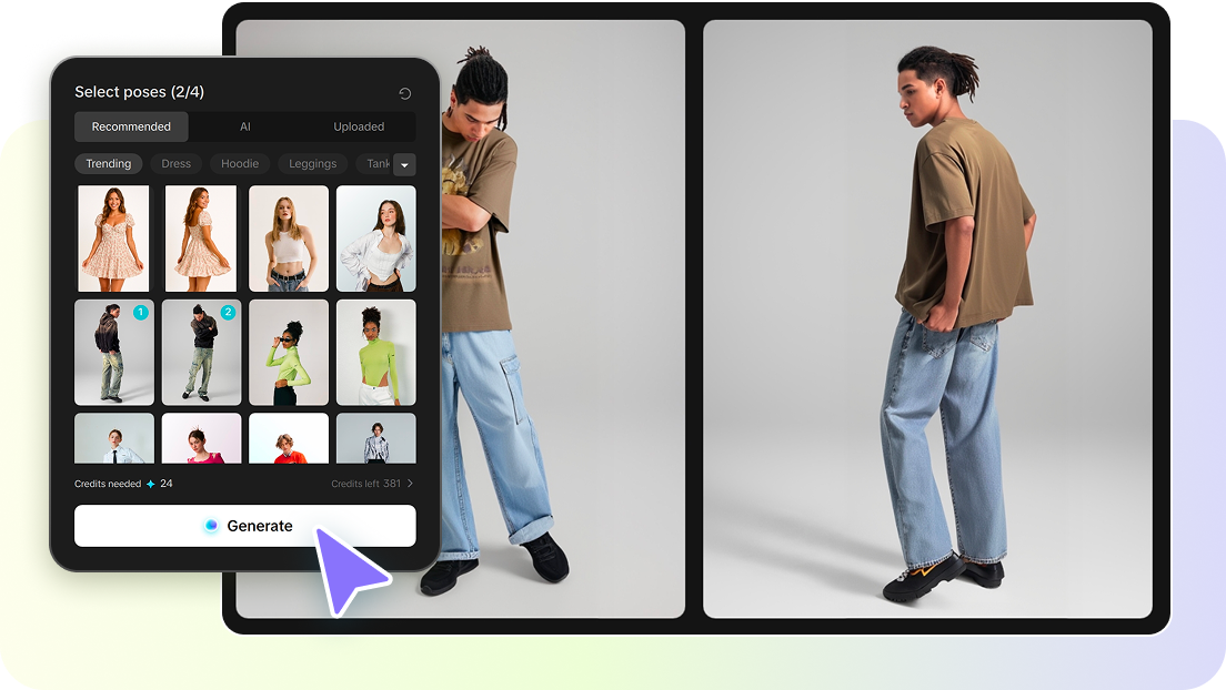  Diversos tipos de modelos en CapCut la herramienta de intercambio de ropa