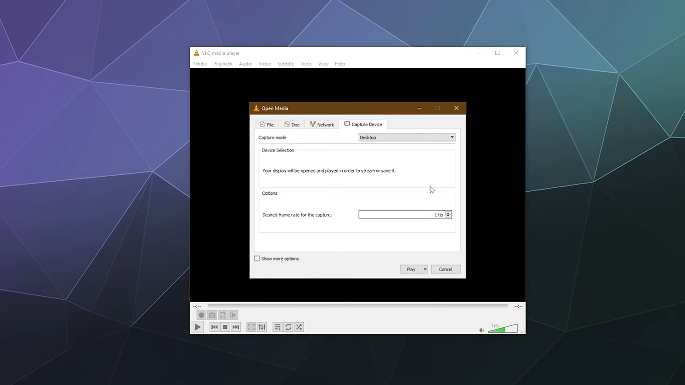 VLC - one of the best Ubuntu video recorders