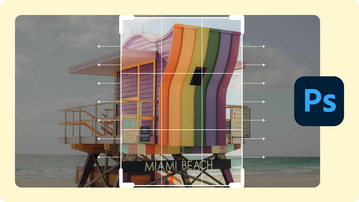 how to expand an image in photoshop