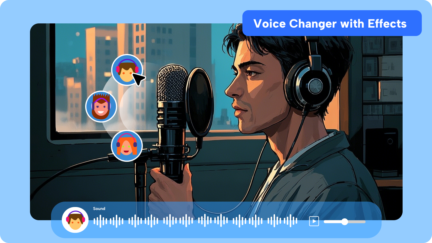 modifica vocale con effetti