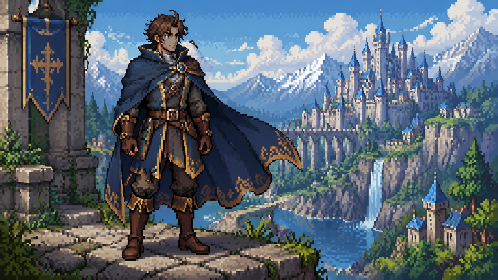 Dreamina Pixel Art Filter Prompt Beispiel 3: Fantasy Game Avatar