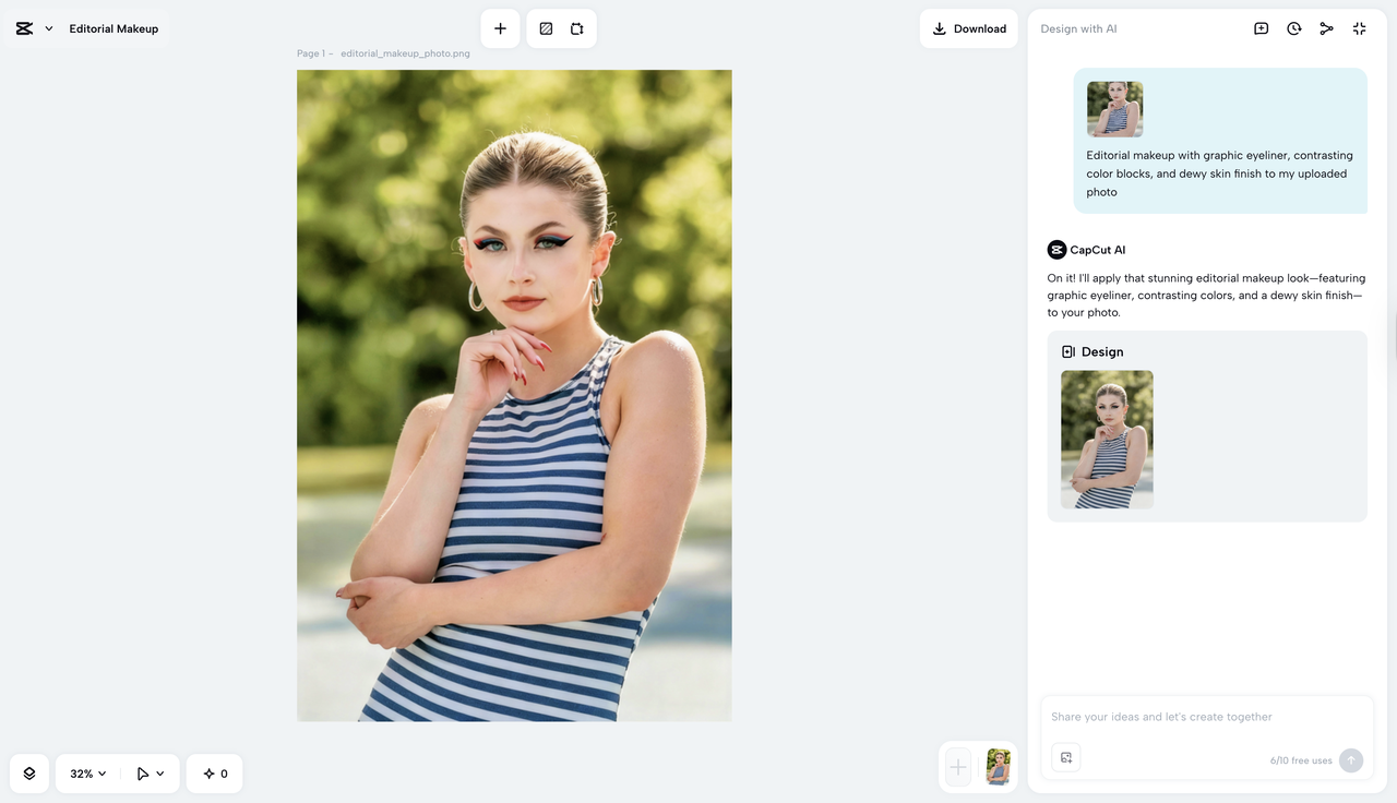 Bold fashion editorial style