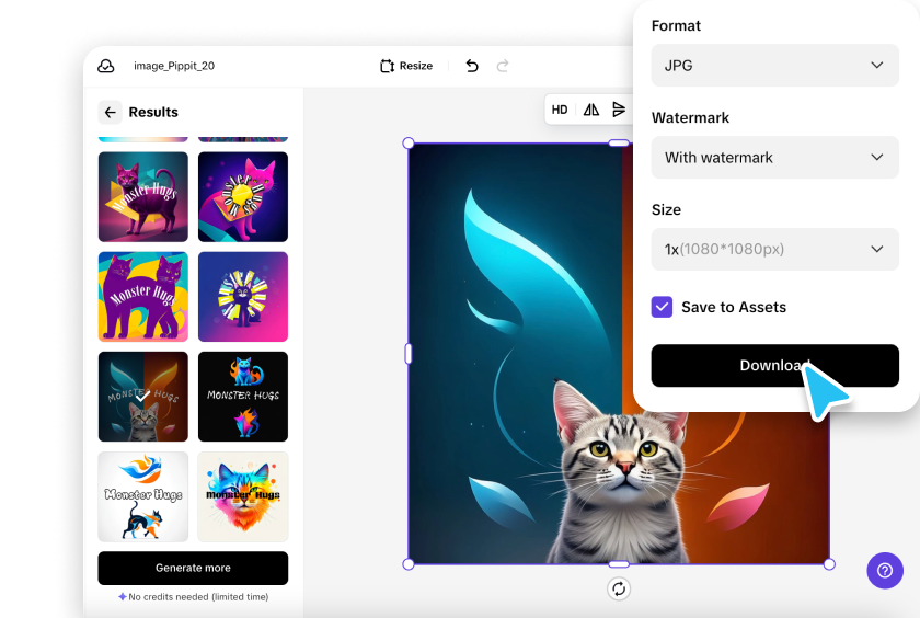 Export and share