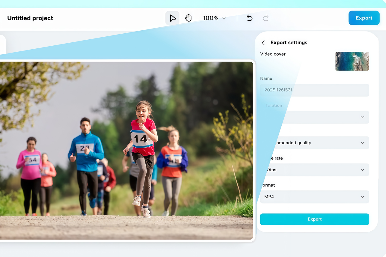 Exportez et téléchargez votre vidéo