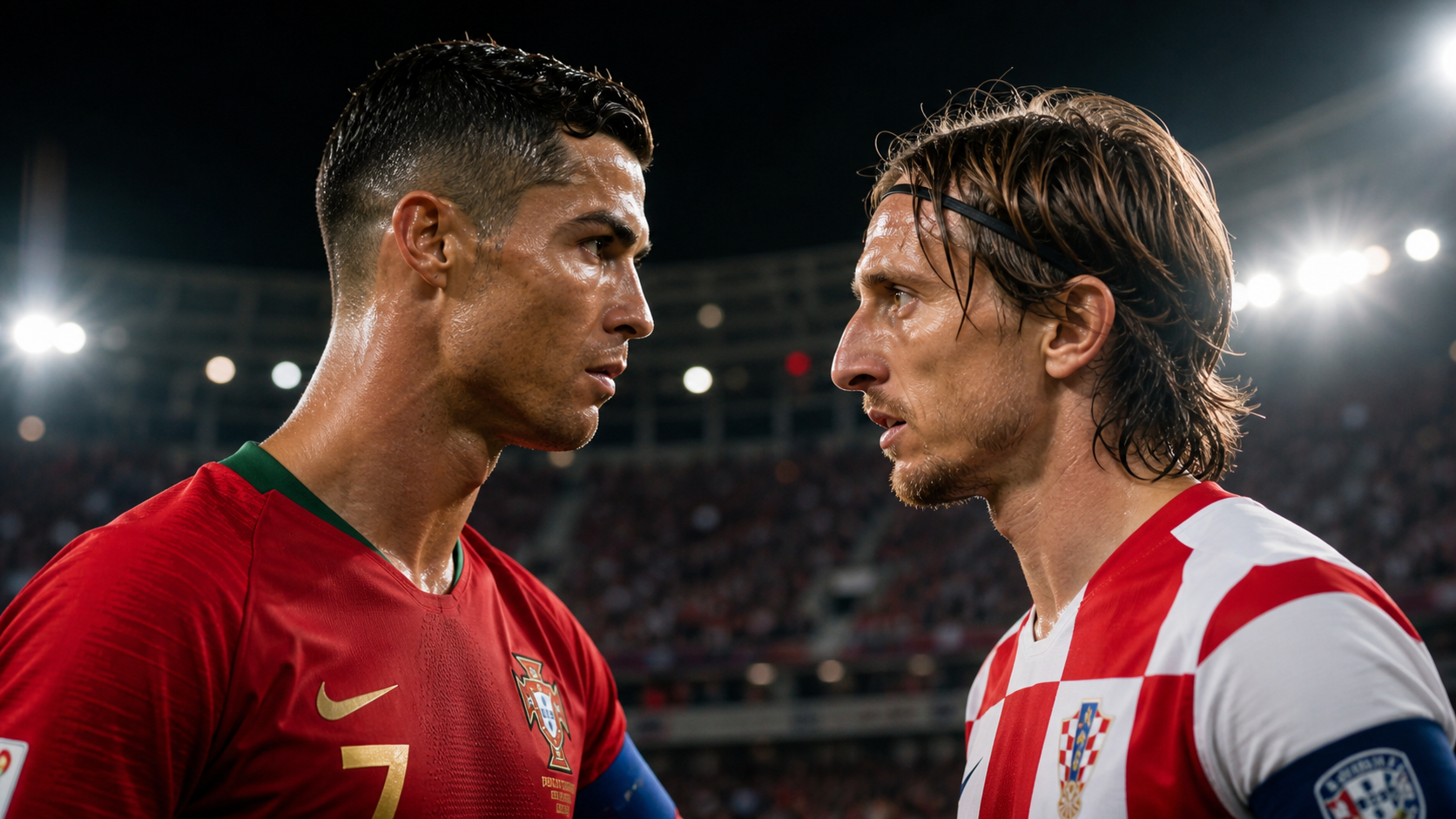 Ronaldo gegen Modric Poster Aufforderungen Beispiel 2