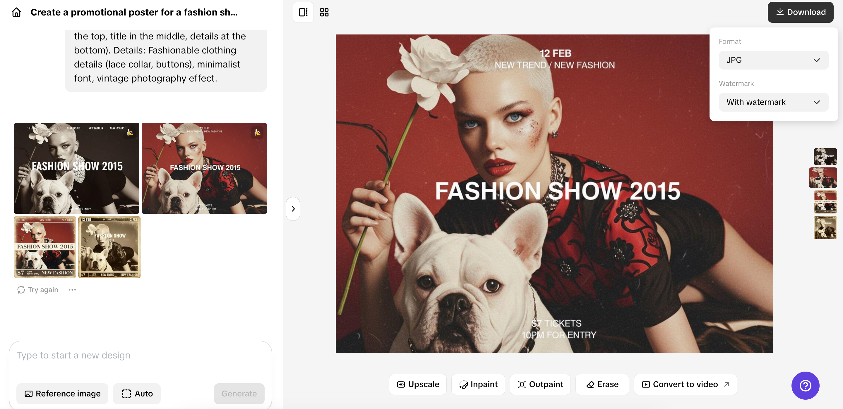 I-export ang iyong larawan