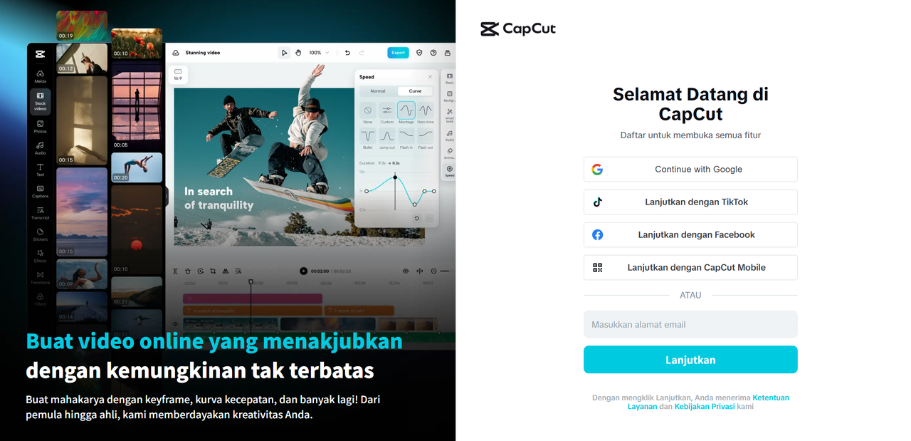 Login CapCut Online