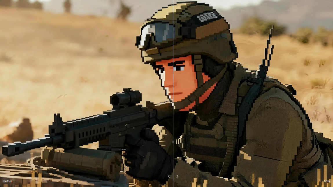 Funcția de îmbunătățire creativă în Dreamina