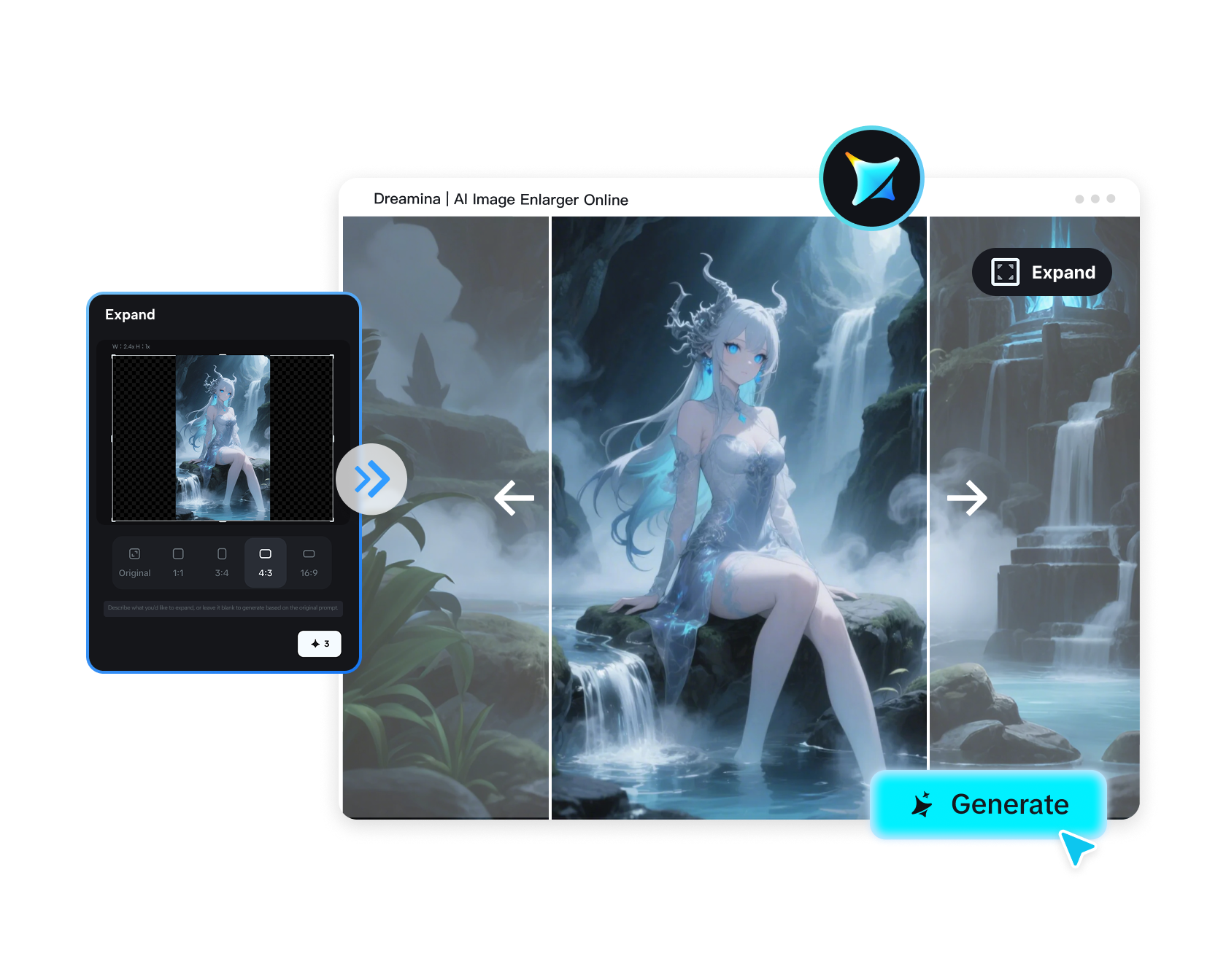 AI 이미지 확대기