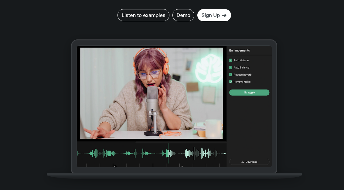 Audo Audio Enhancement Tool
