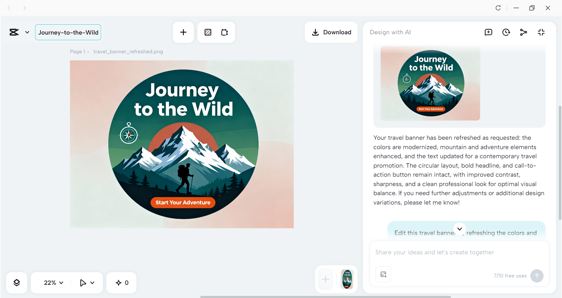 Interface of the CapCut desktop video editor - the best tool to open PSD files without Photoshop