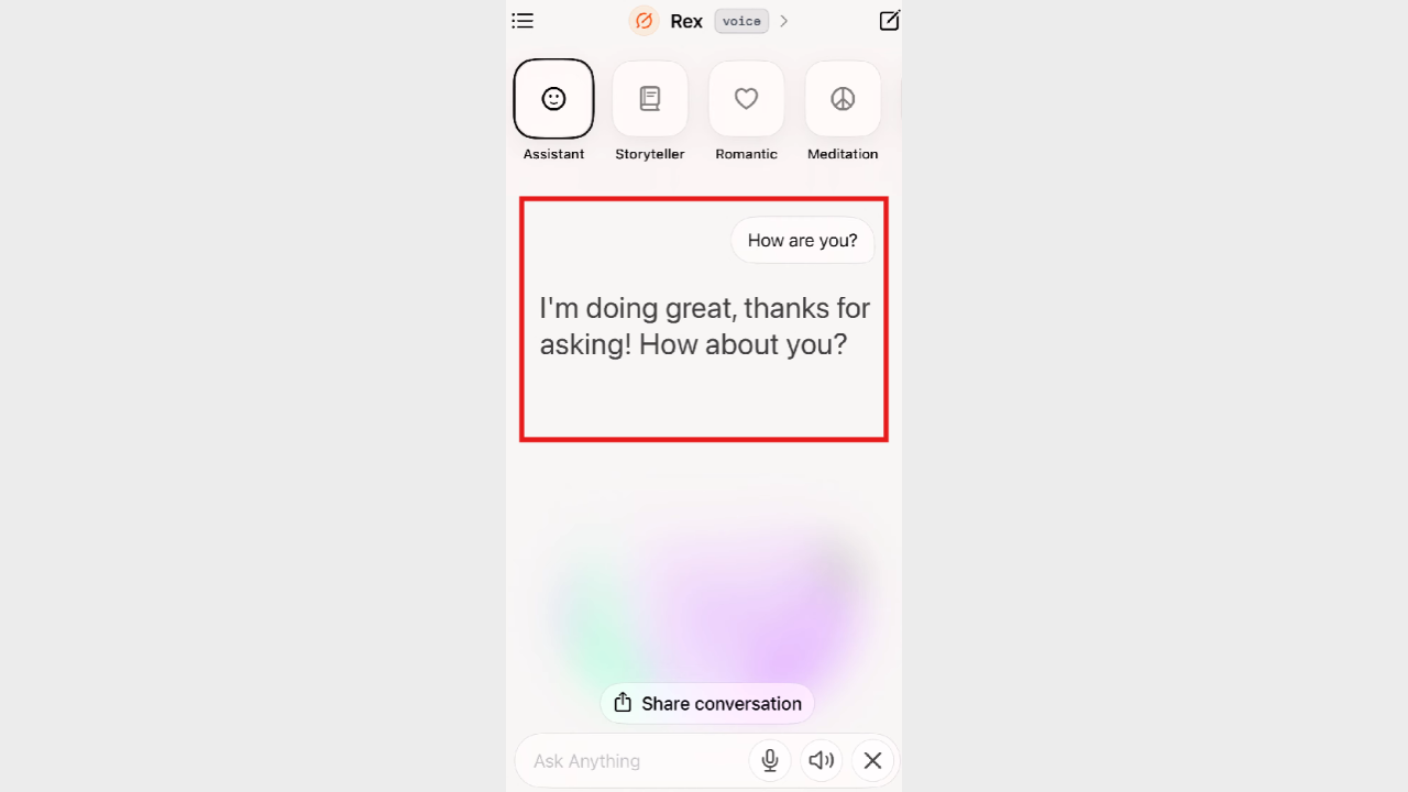 Speak and interact