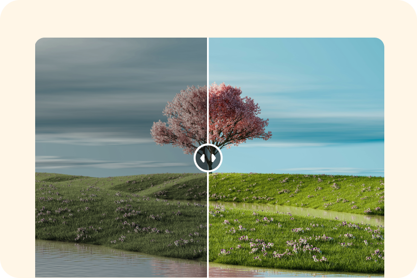 Digital art color saturation boost