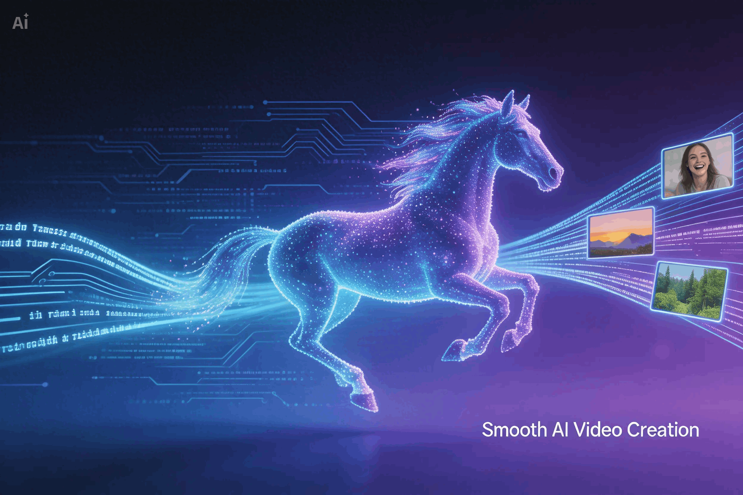 Pembuatan video AI Happy Horse Smooth
