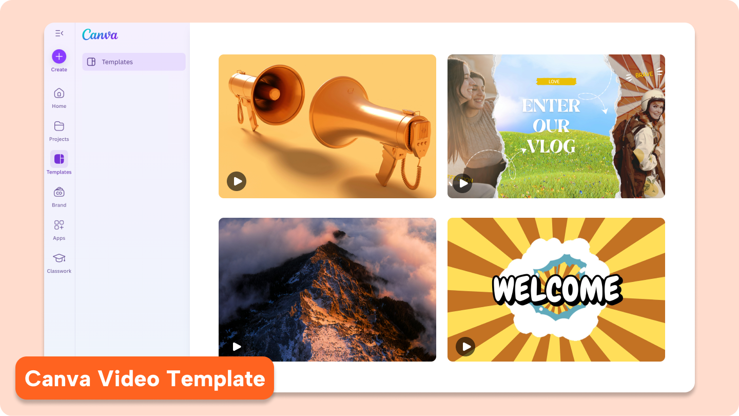 canva video template