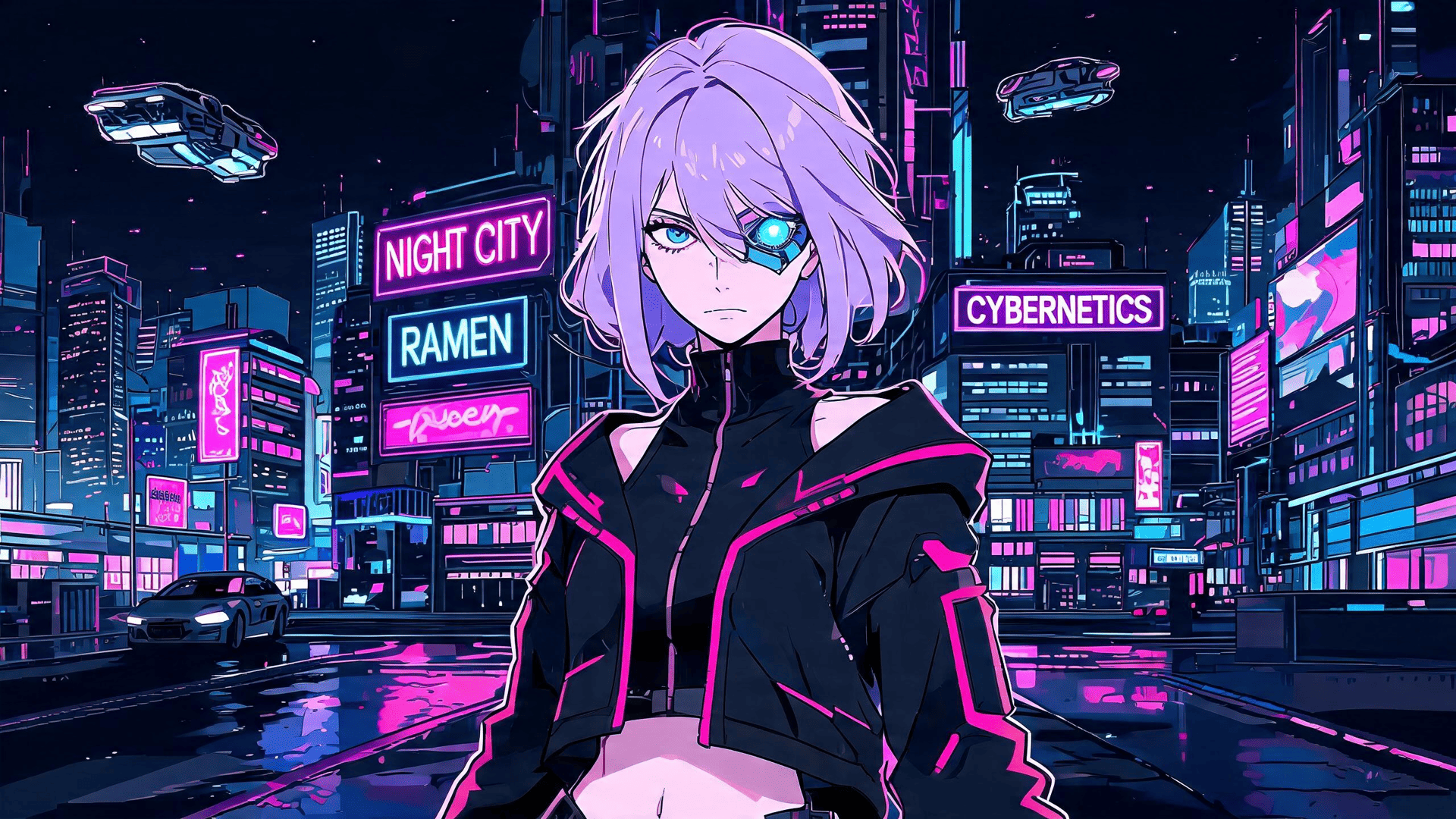 Cyberpunk Edgerunners estilo anime