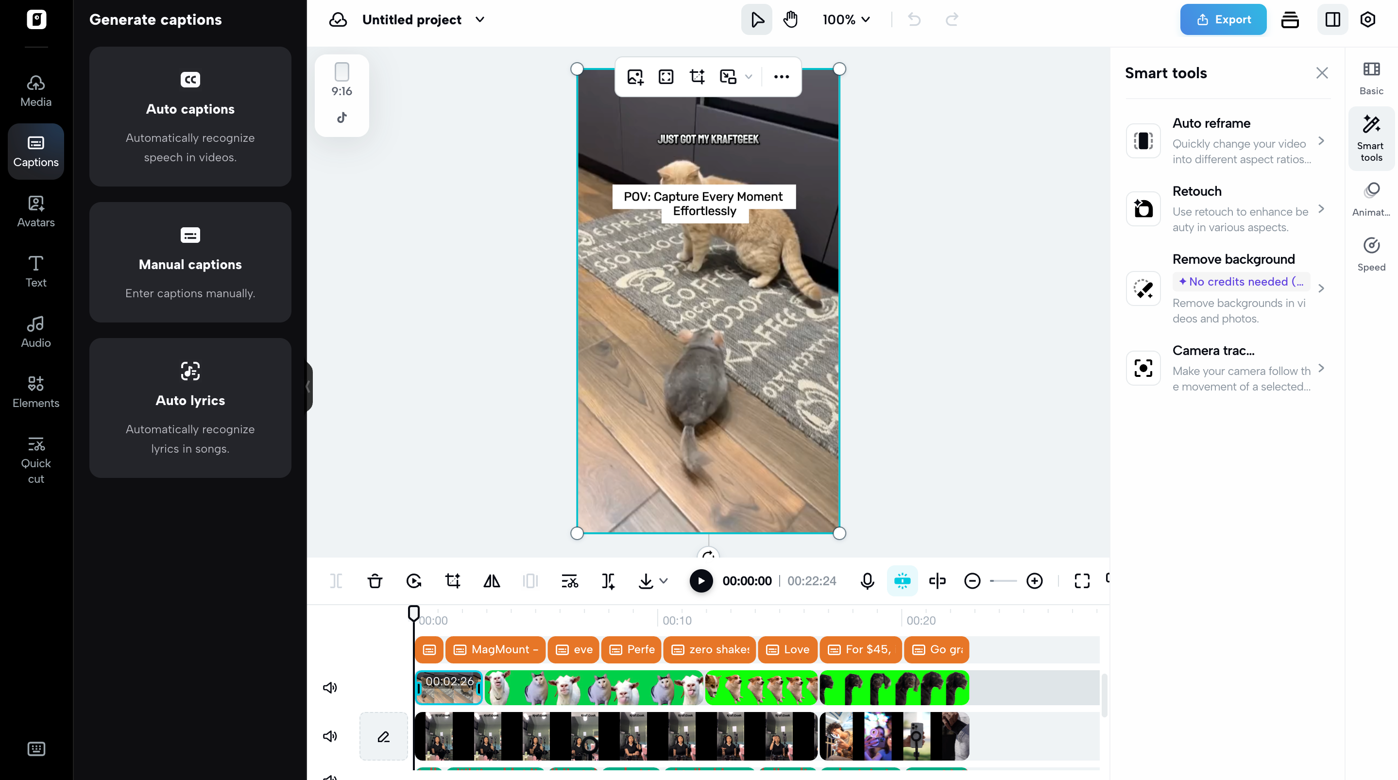 Pippit video editing tools