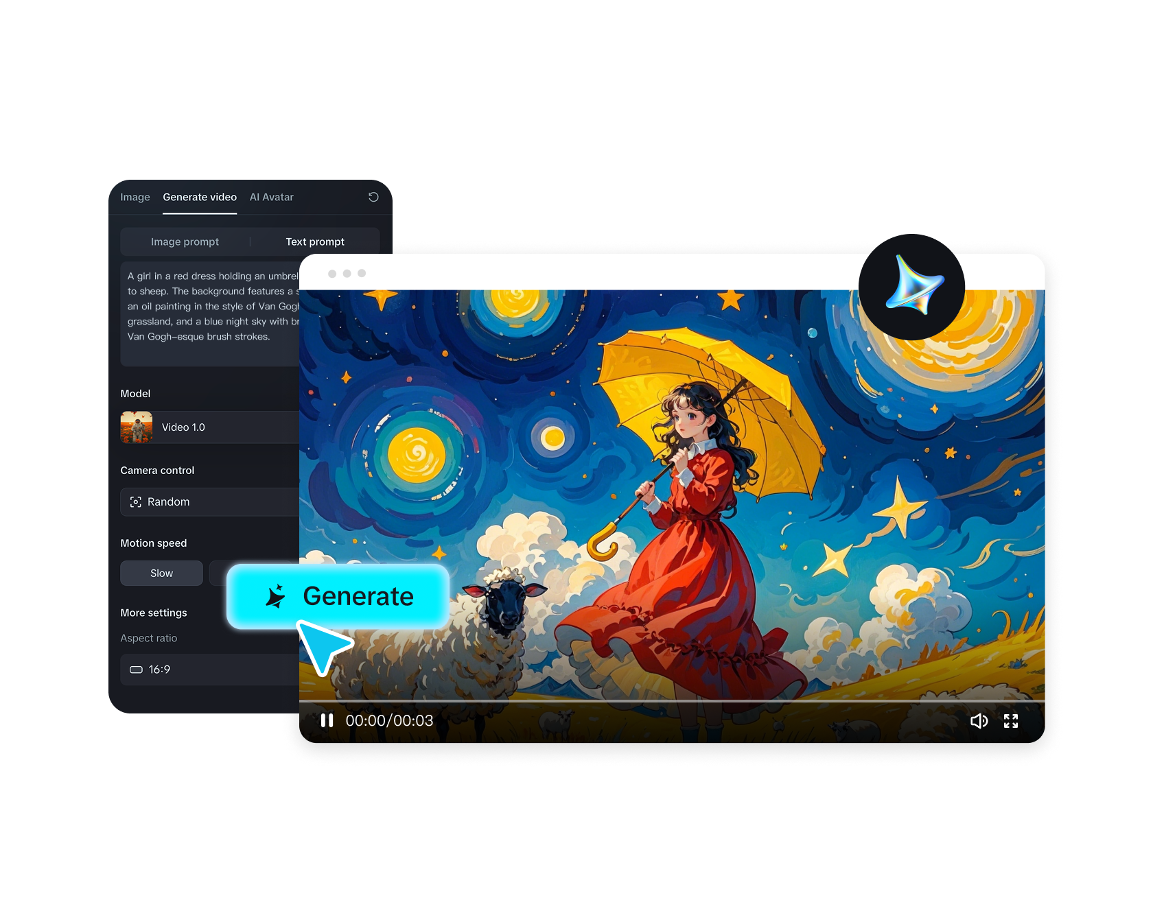 trình tạo video từ văn bản AI miễn phí