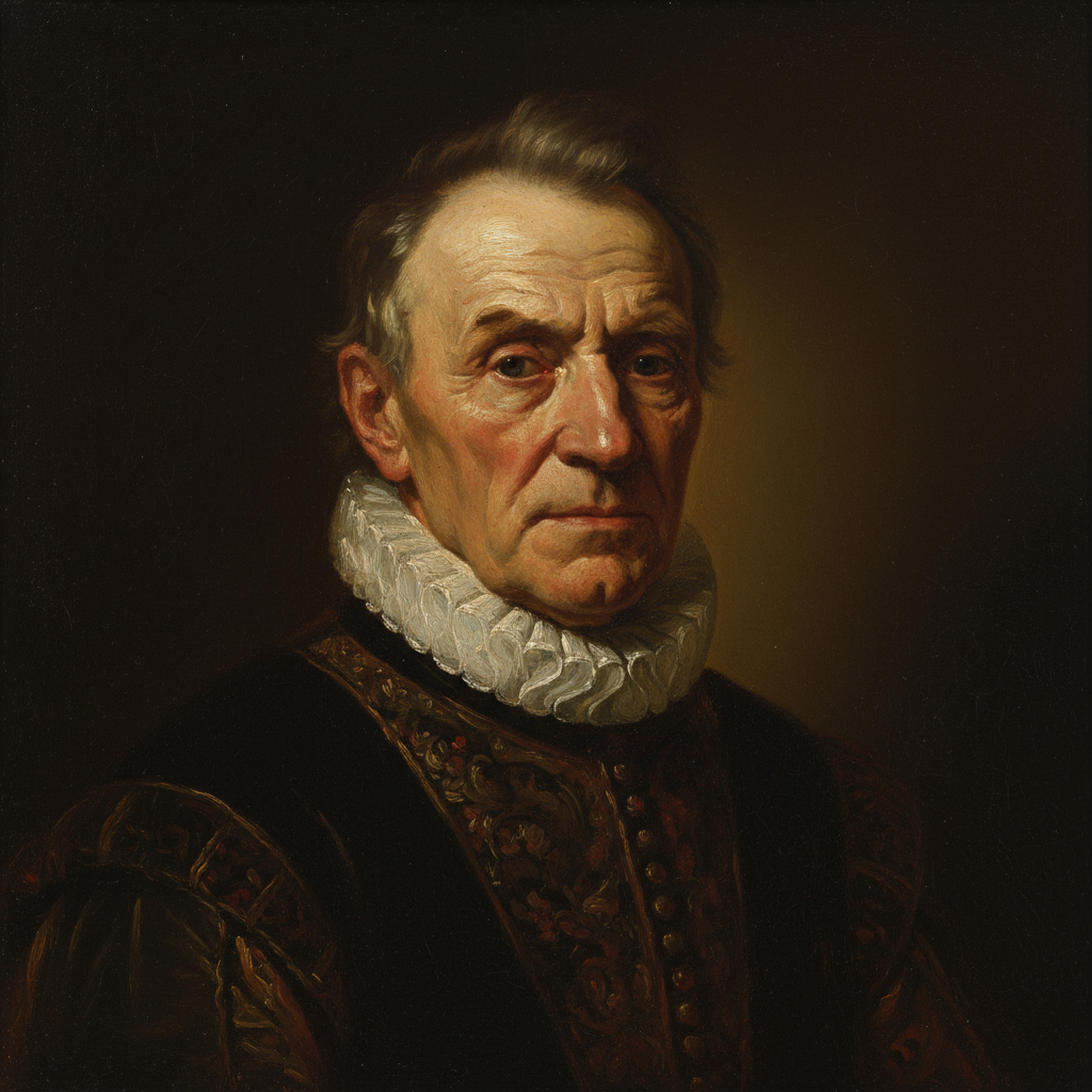 AI avatar in Rembrandt-style chiaroscuro