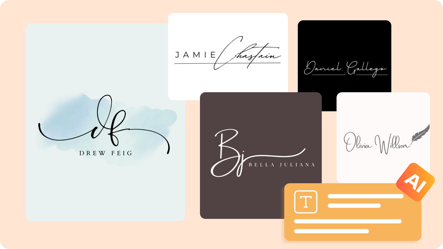 Signature generator from image
