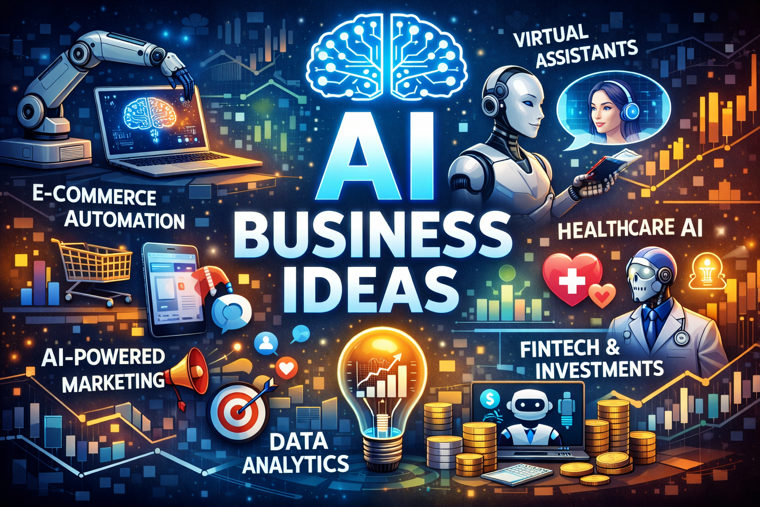 Idées d'affaires basées sur l'IA