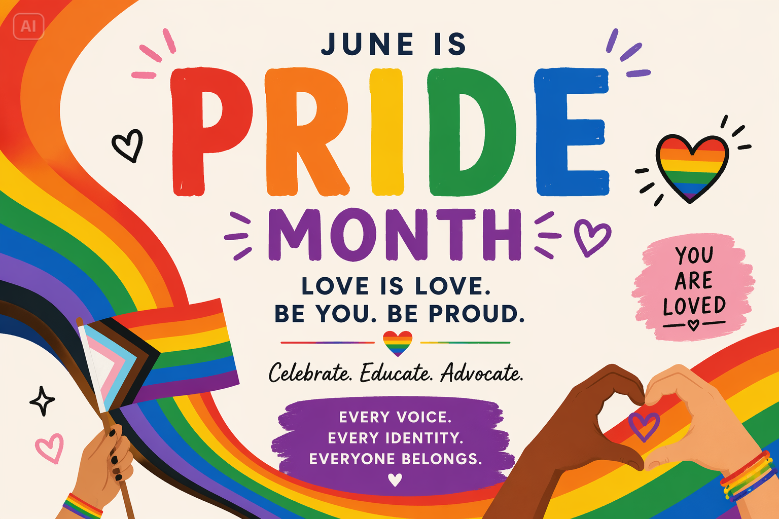 pride month background