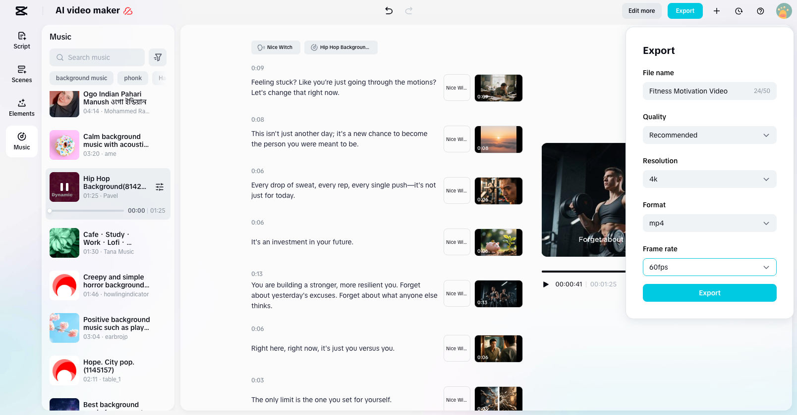 Export Your Video