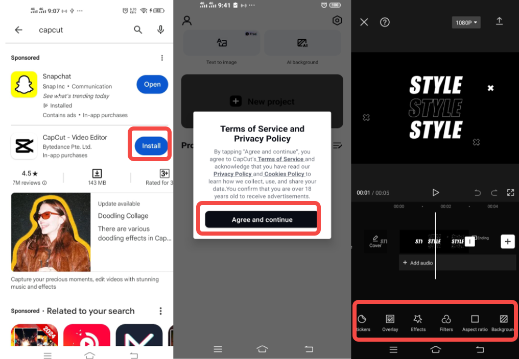 Wie kann man CapCut App herunterladen und sie auf Android installieren?