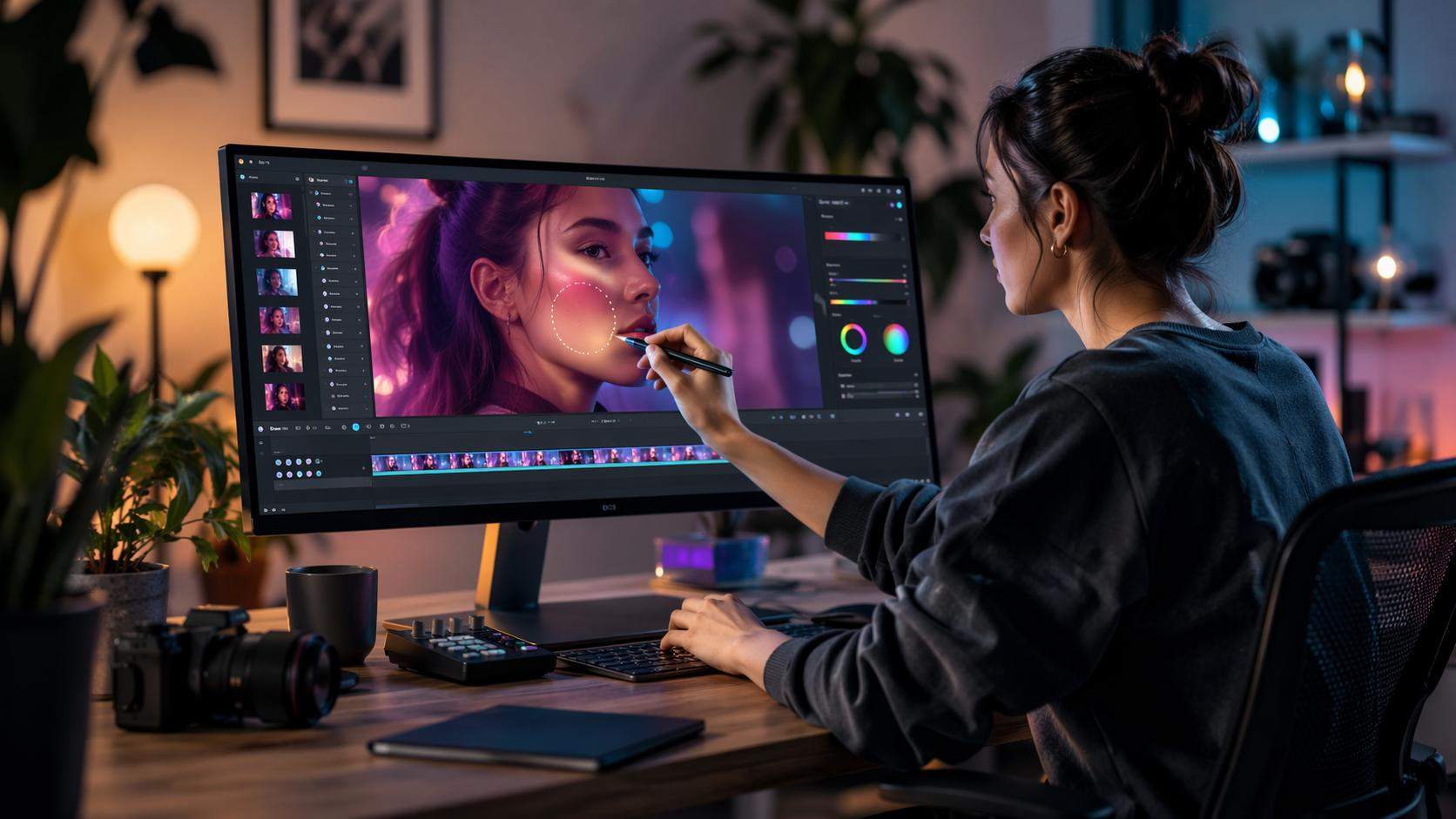 AI Video Retouching for Creators hero image
