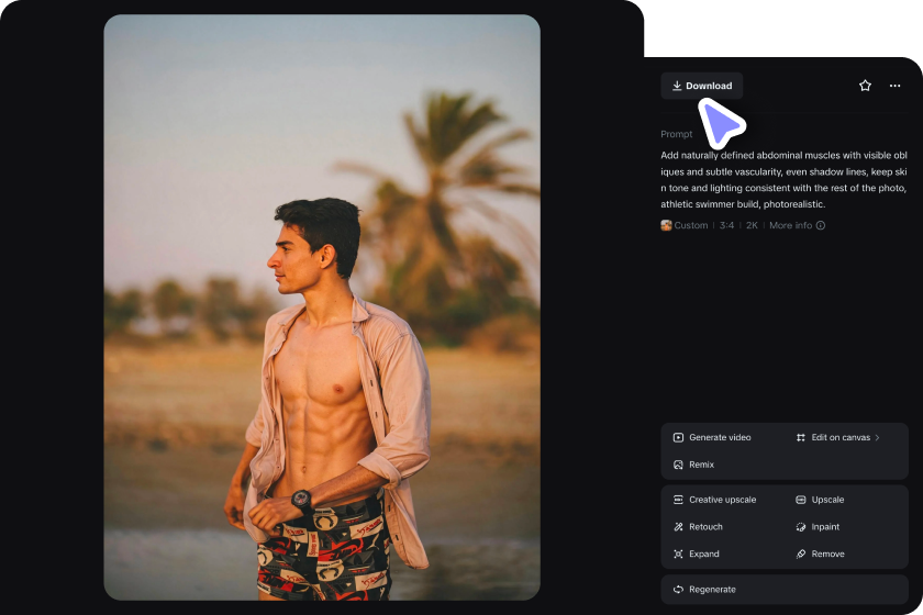 Refine and download
