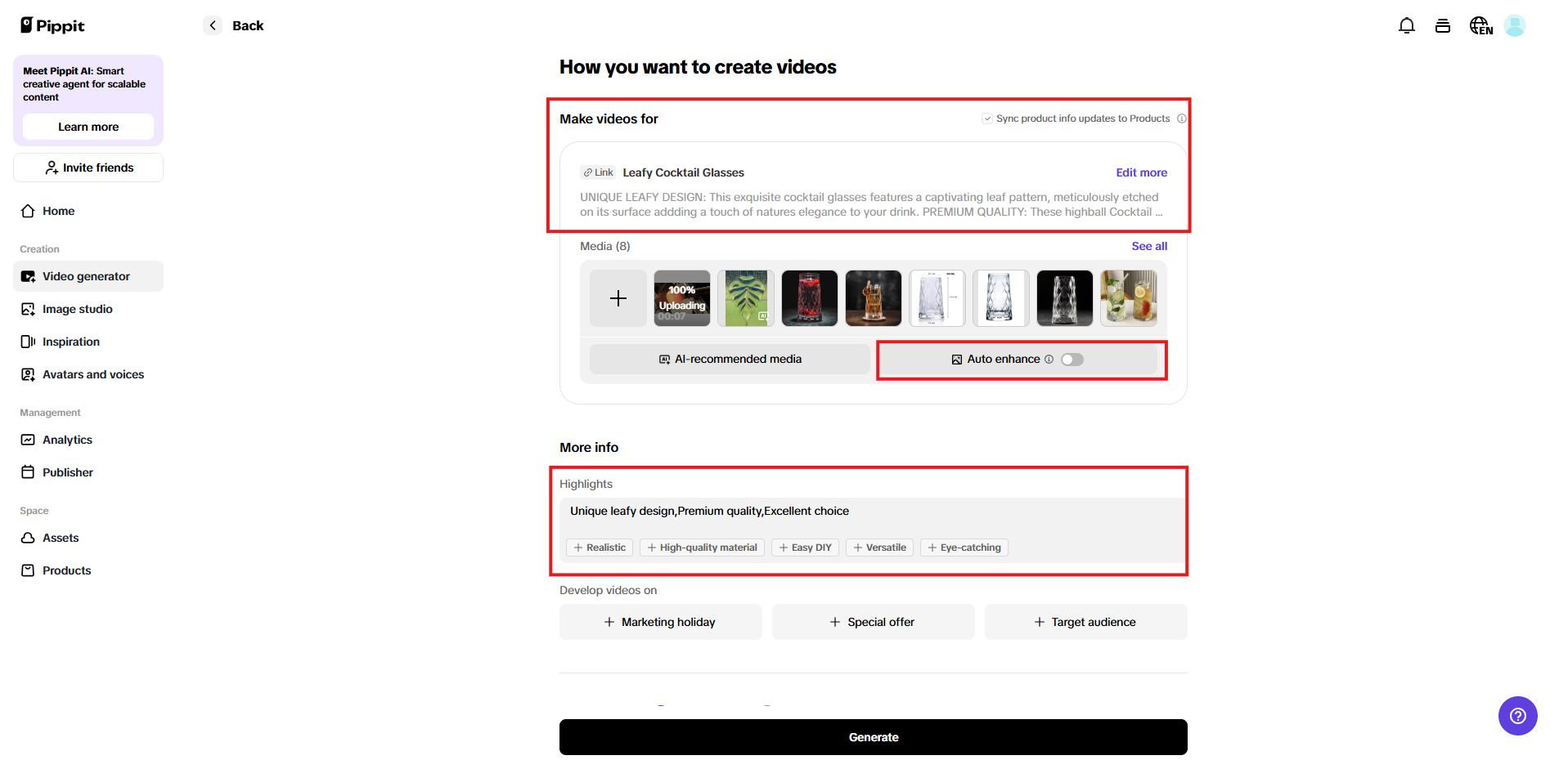 Idagdag ang mga detalye ng produkto