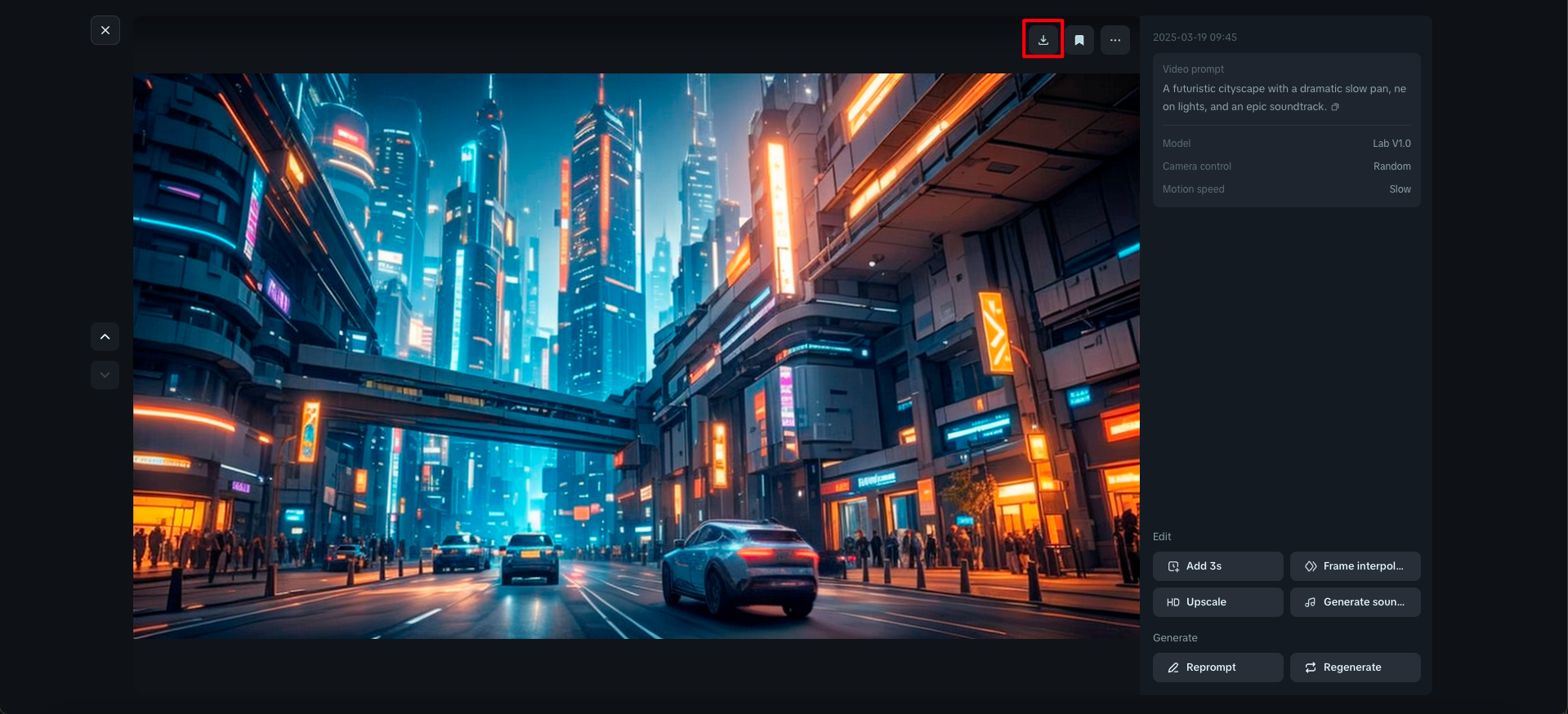 Free AI tool to convert text to video