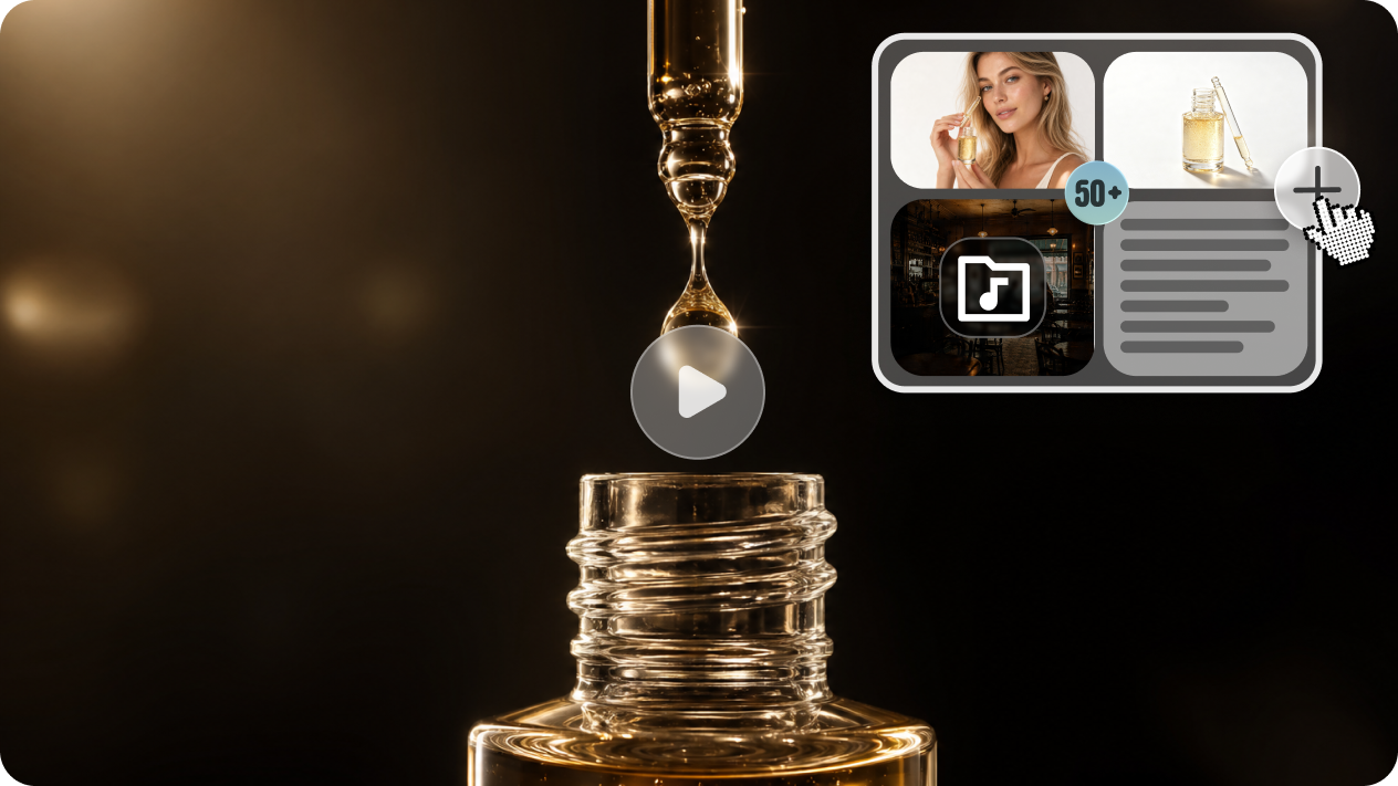 Create commercial videos from up to 50 inputs