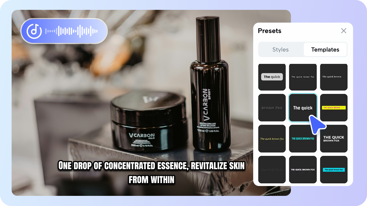 Sleek promotional video ads with lifelike avatars