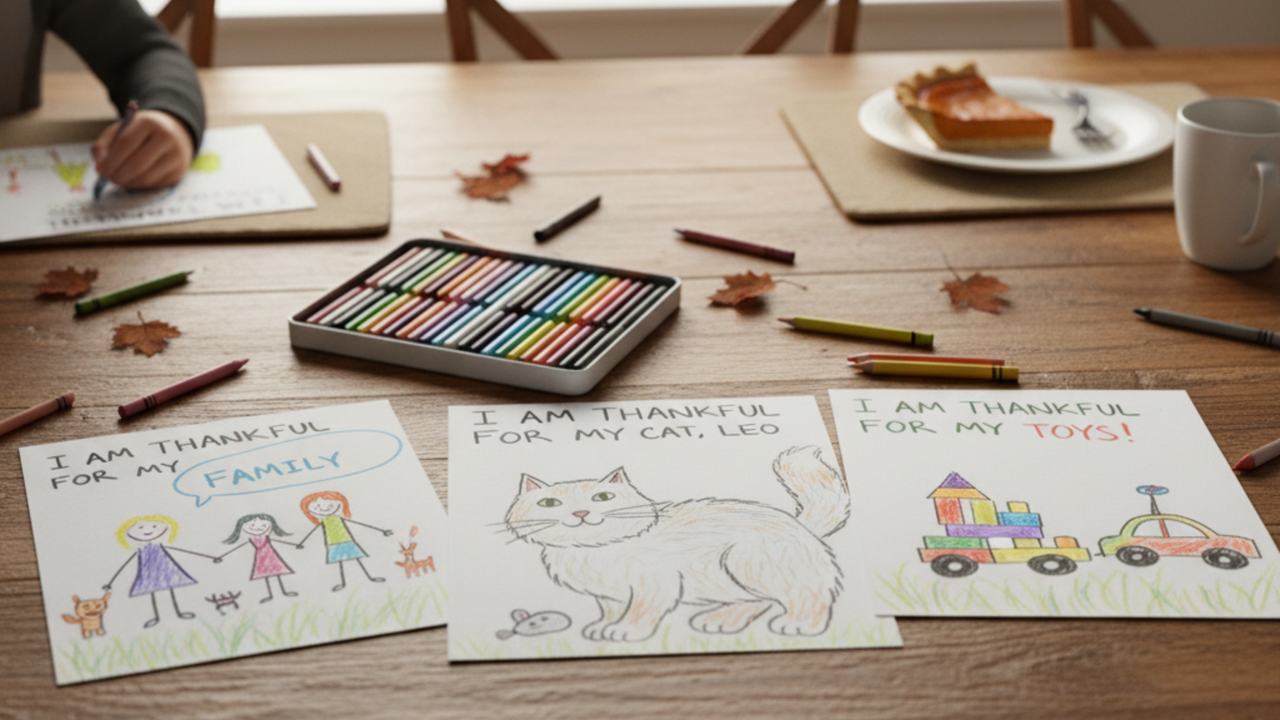 Arte "agradecido" para el Día de Acción de Gracias