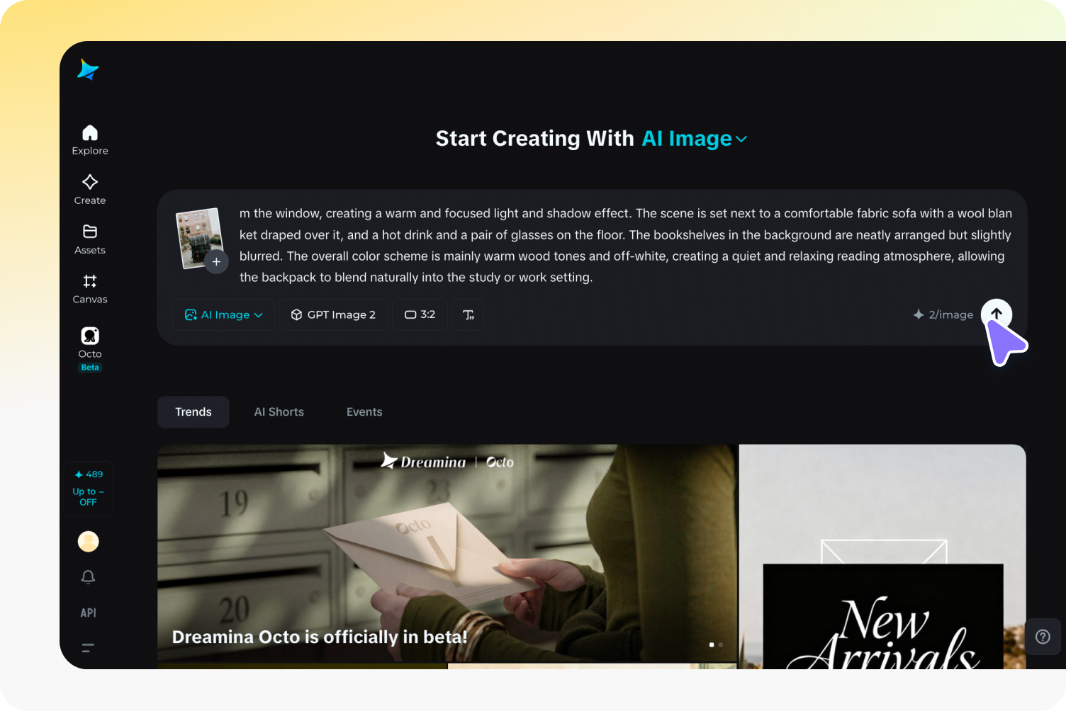 Upload your basic product photo