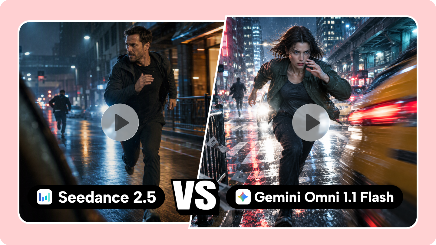 Gemini Omni 1.1 Flash lwn Seedance 2.5: Apakah Perbezaannya?