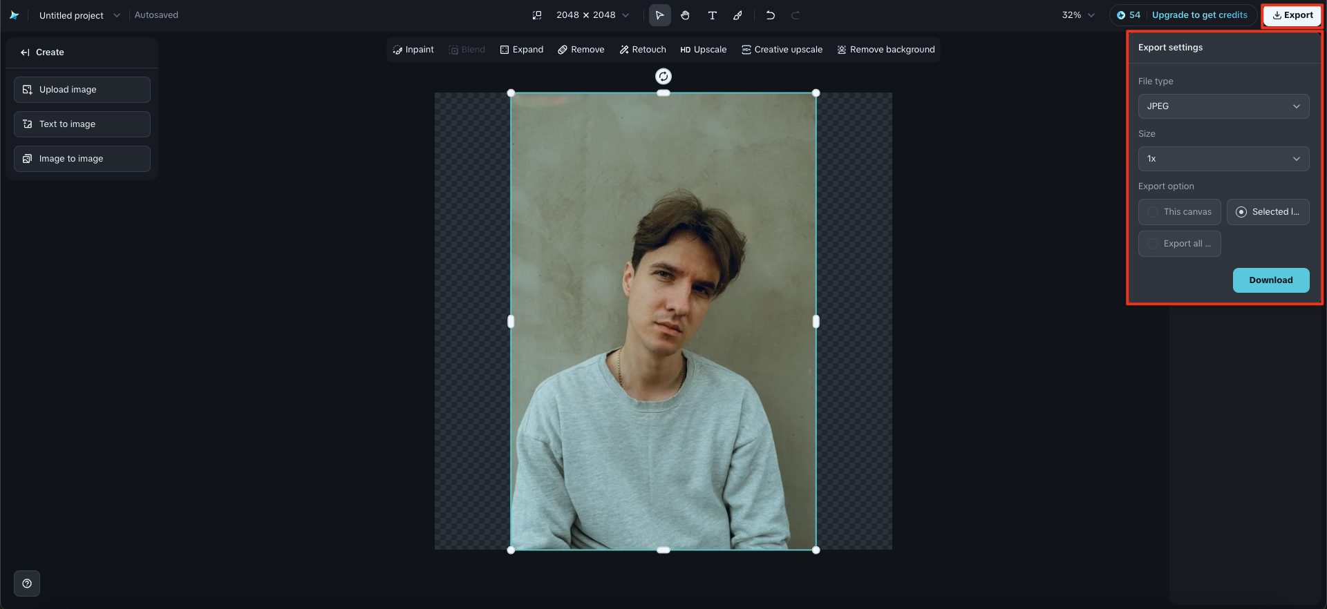Edit pictures to look professional