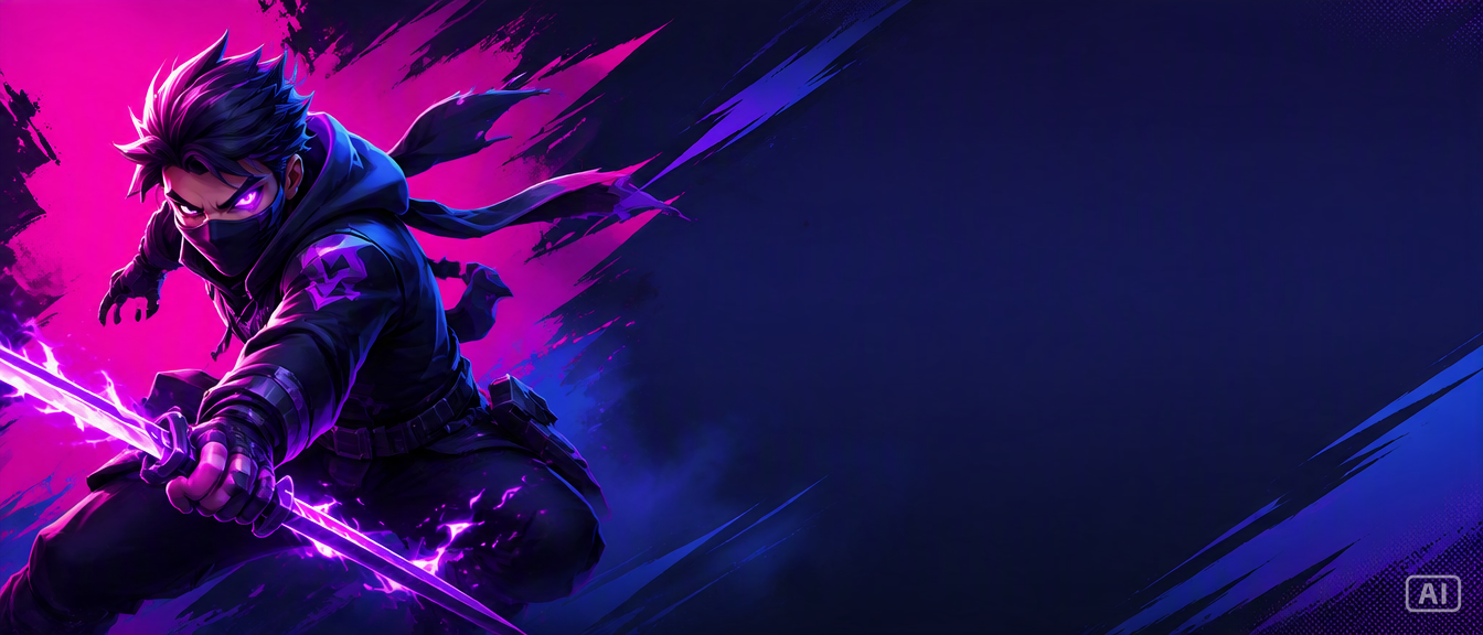 Twitch banner character splash image generated by Pippit