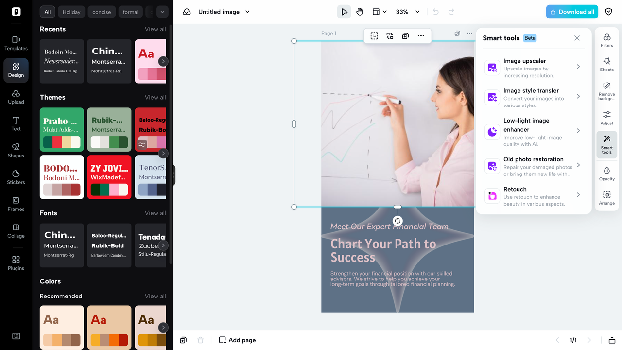 Personalize your template