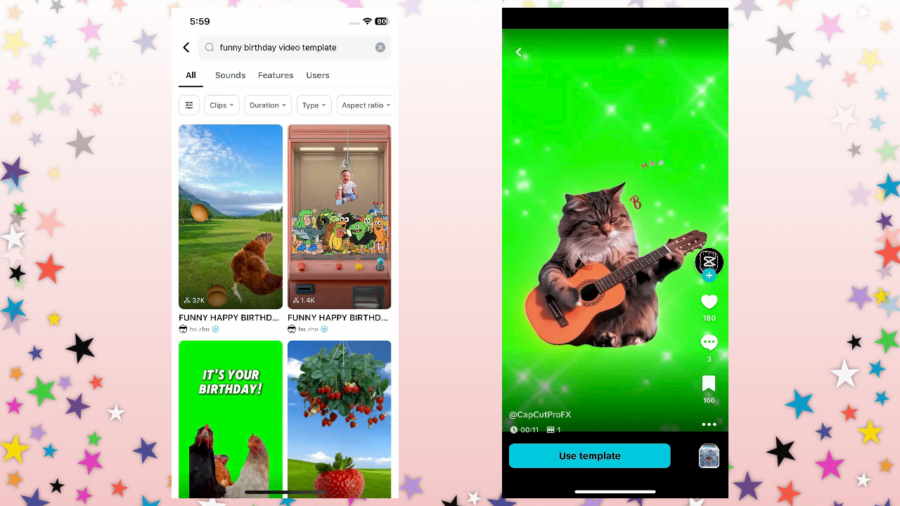 CapCut App - Templates