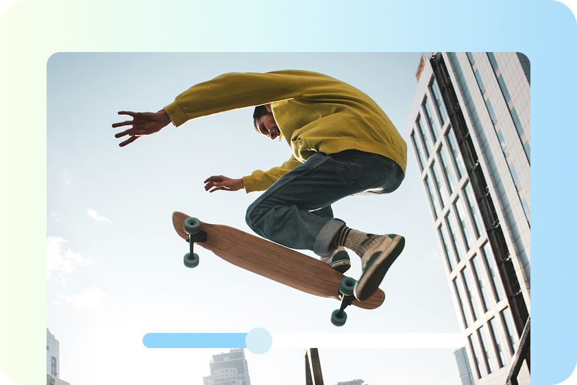 Enhance sports action shots