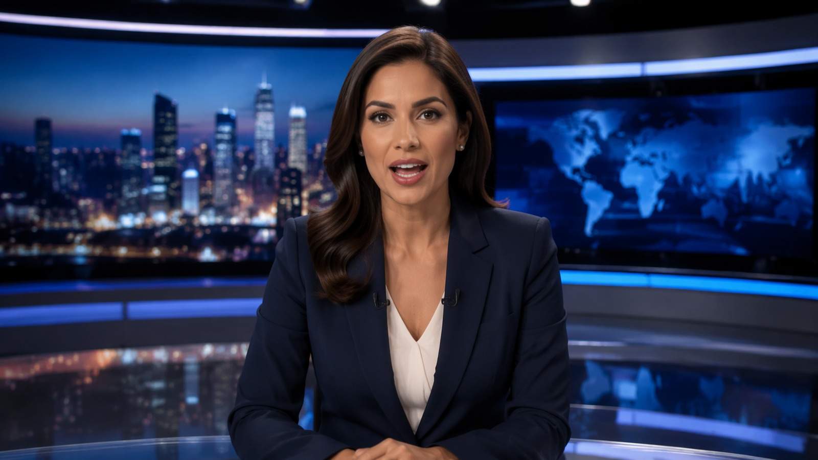 news anchor lip sync AI template cover
