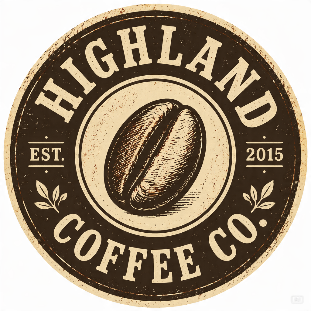 Vintage badge cafe logo generated by Pippit
