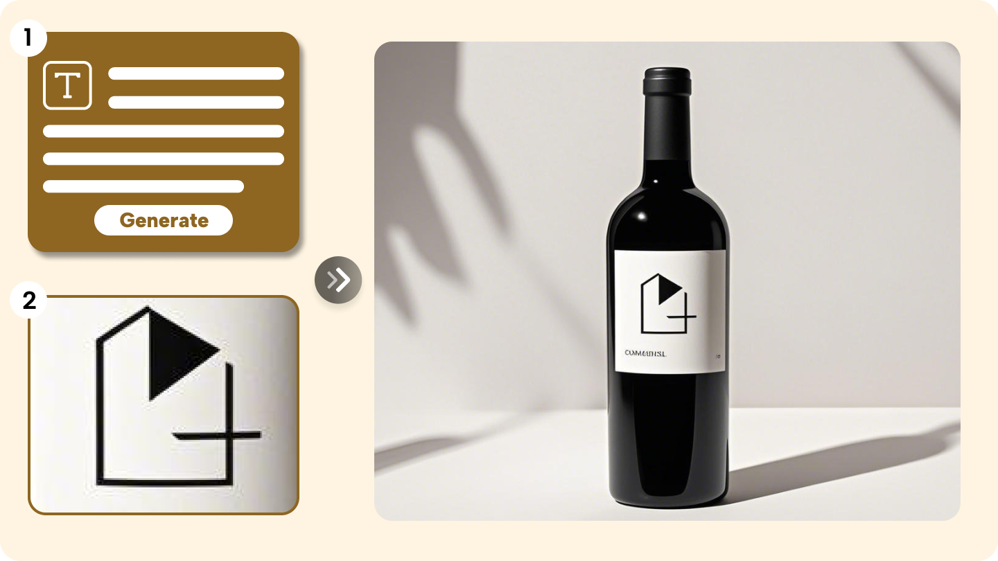 wine label design