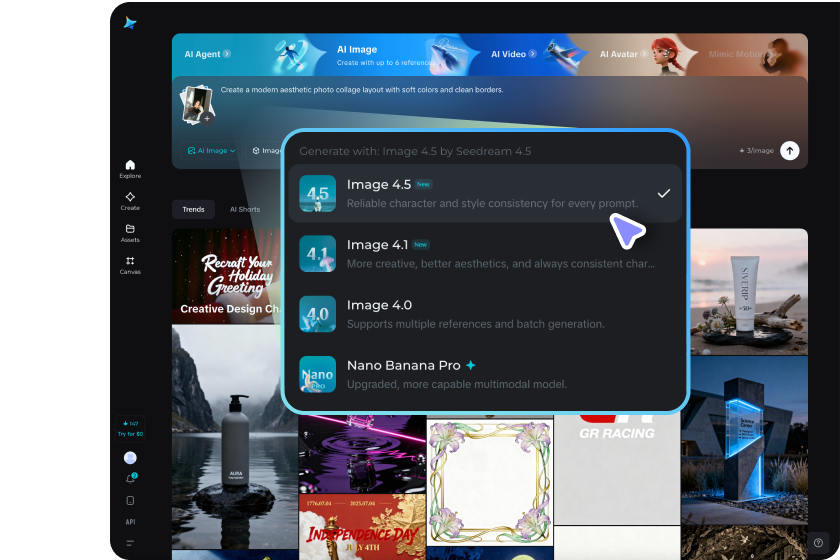 chọn mô hình và tạo