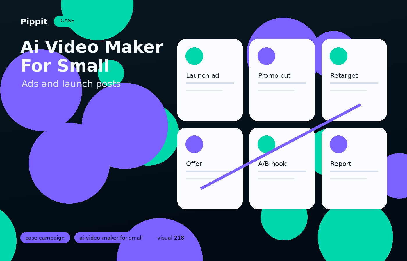 ai video maker for small business campaign launch example