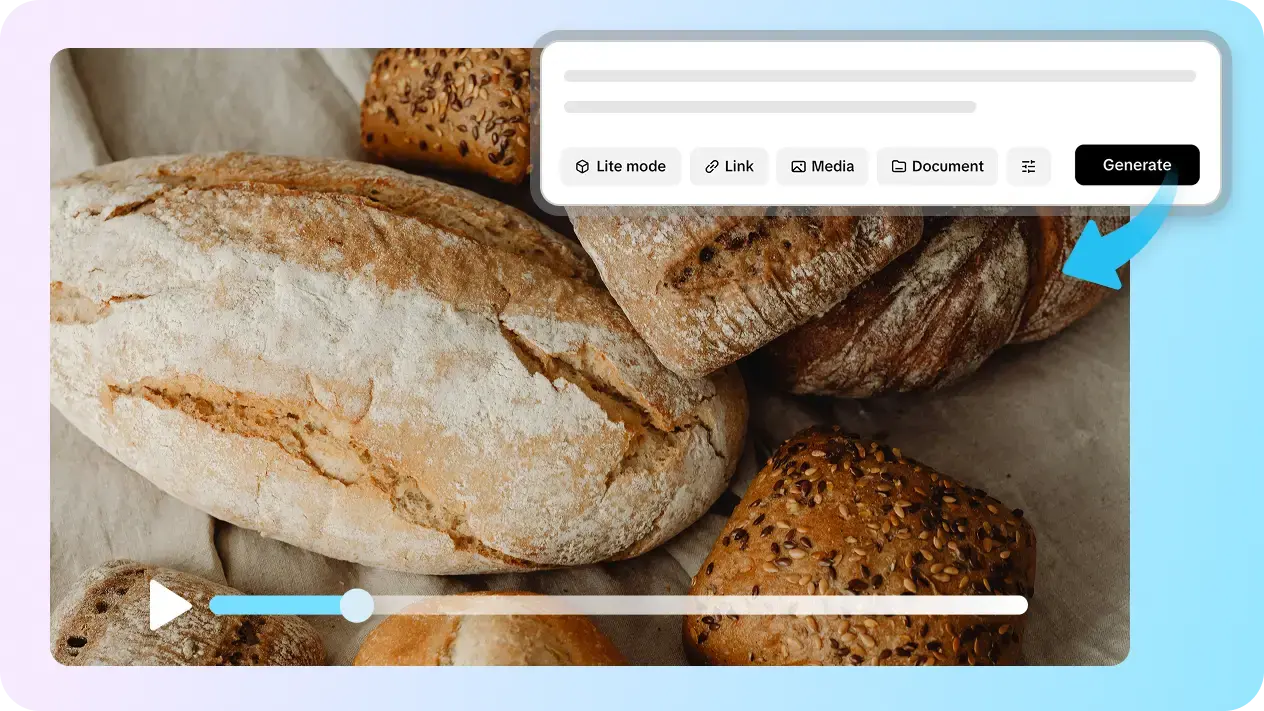 generate bakery videos instantly